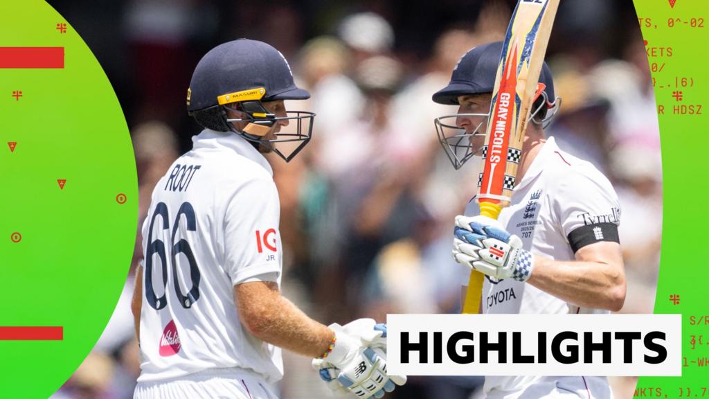 The Ashes 2025 fifth Test - day one highlights: Joe Root and Harry Brook impress as bad light and rain cut day one short