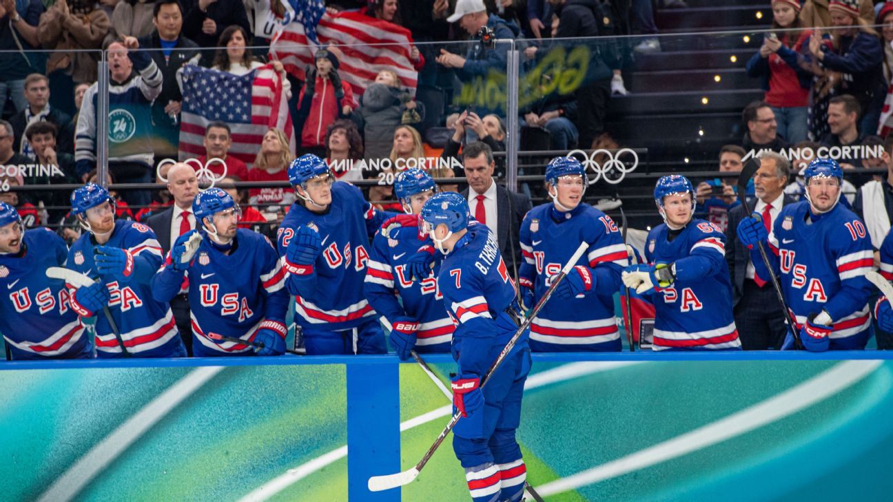 2026 Olympics: Top moments from USA-Denmark men's hockey