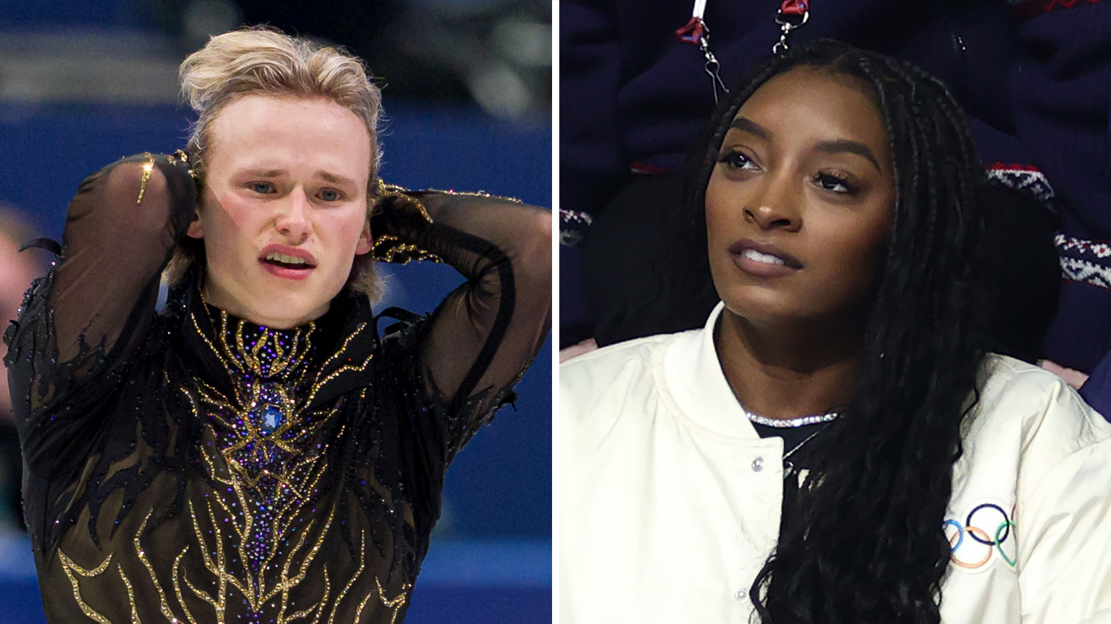 2026 Winter Olympics: Ilia Malinin meets Simone Biles after figure skating heartbreak
