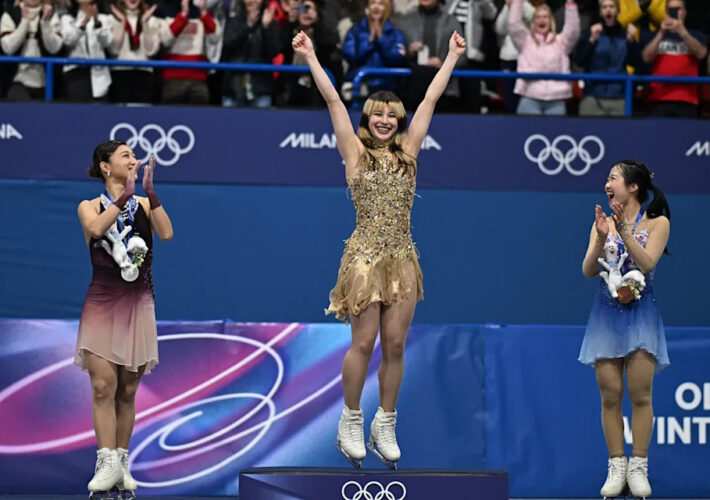 Alysa Liu wins gold for U.S. in women's figure skating at Winter Olympics