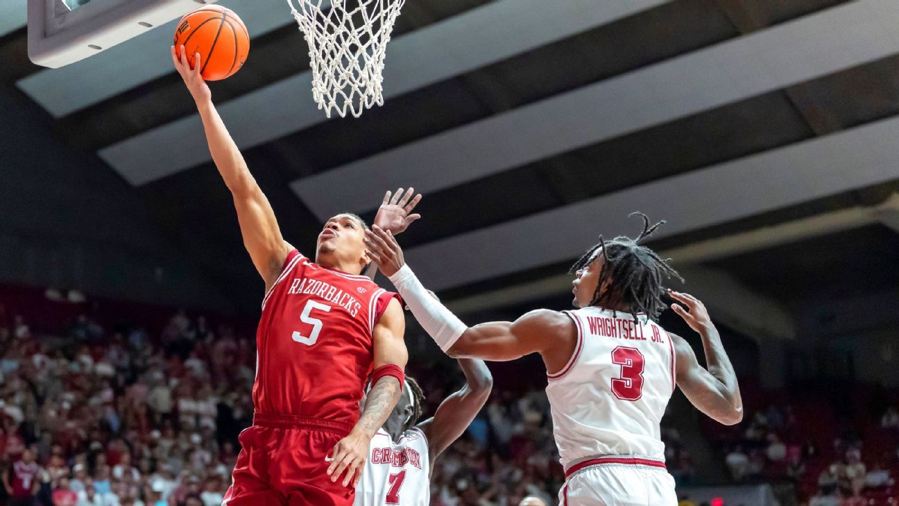 Arkansas’ Darius Acuff Jr. has 49 points, nearly delivers 2OT win