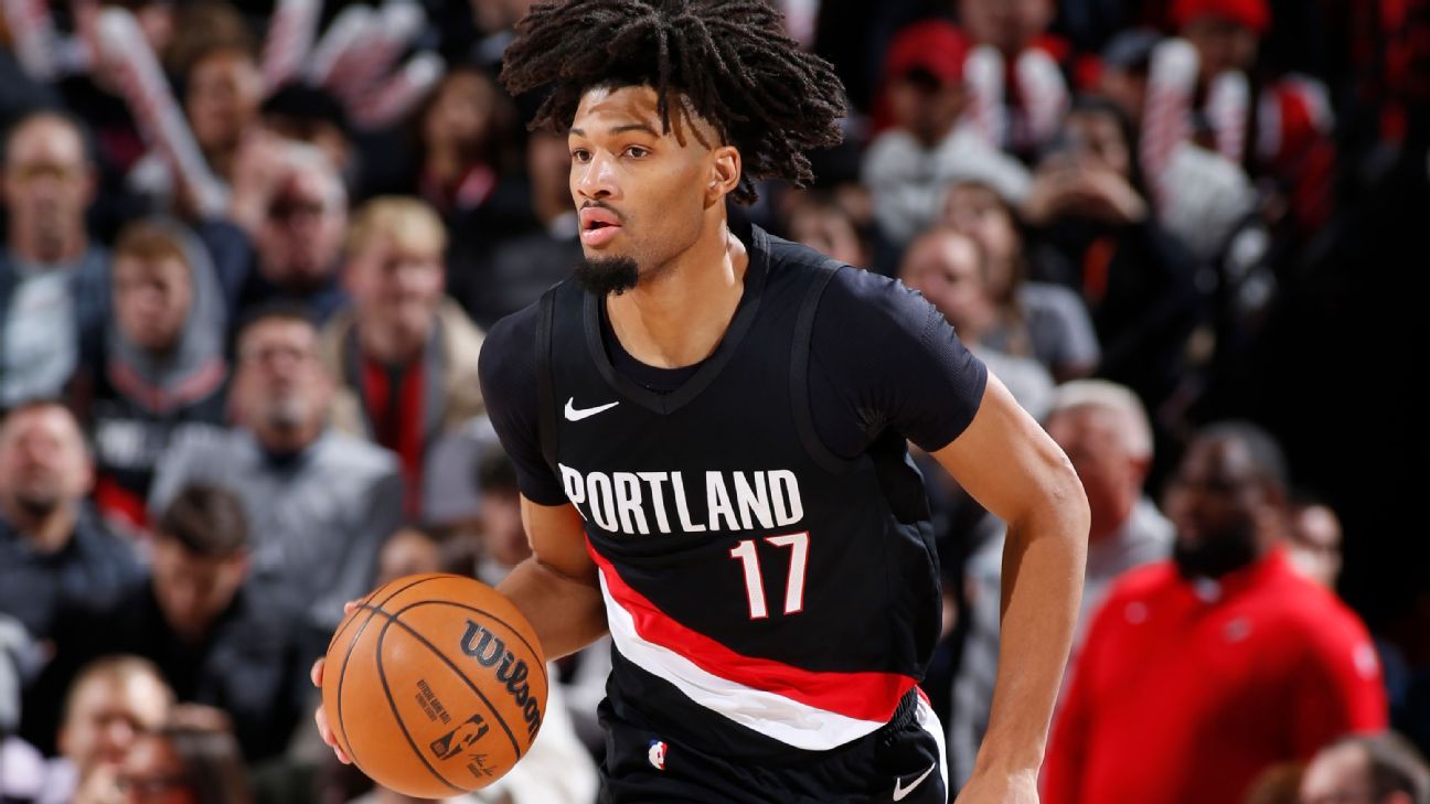 Blazers’ Sharpe to be re-evaluated in 4-6 weeks