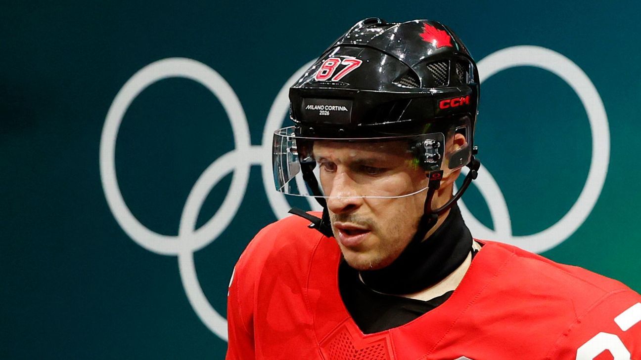 Canada captain Sidney Crosby out for Olympic gold medal game