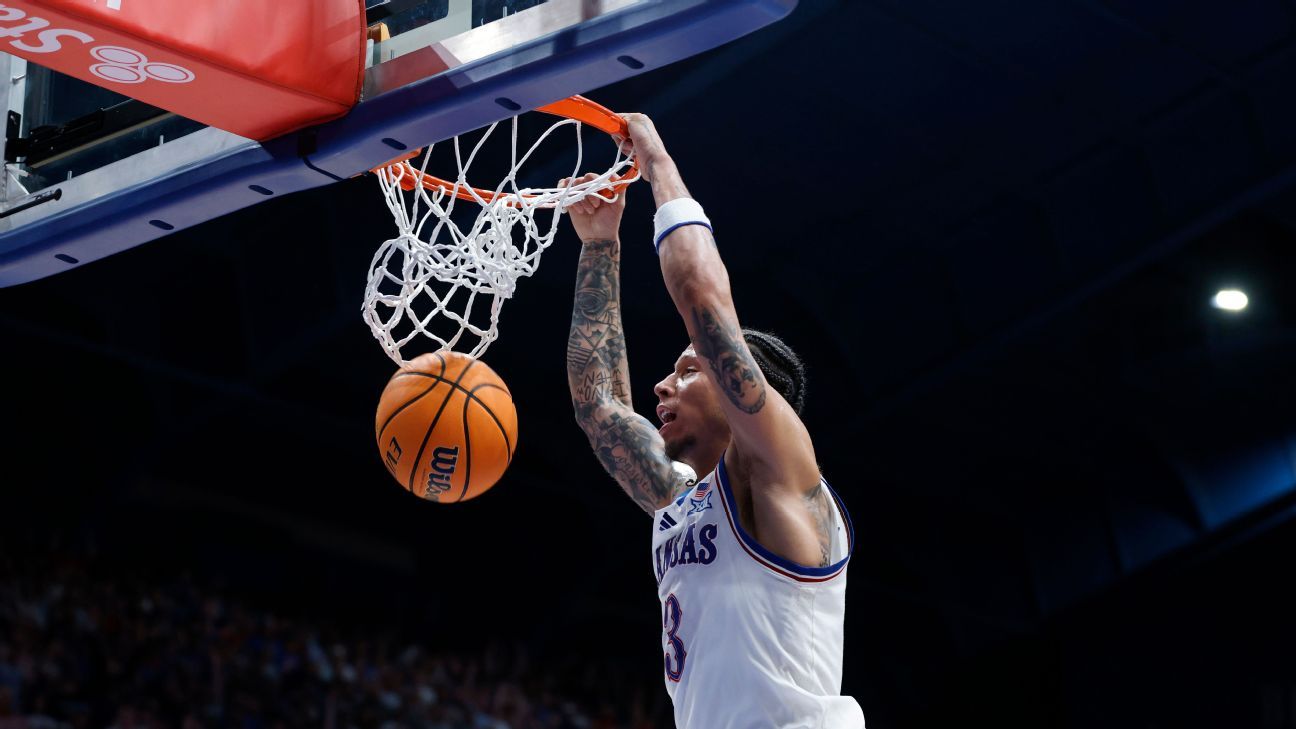 Darryn Peterson-less Kansas hands No. 1 Arizona first loss