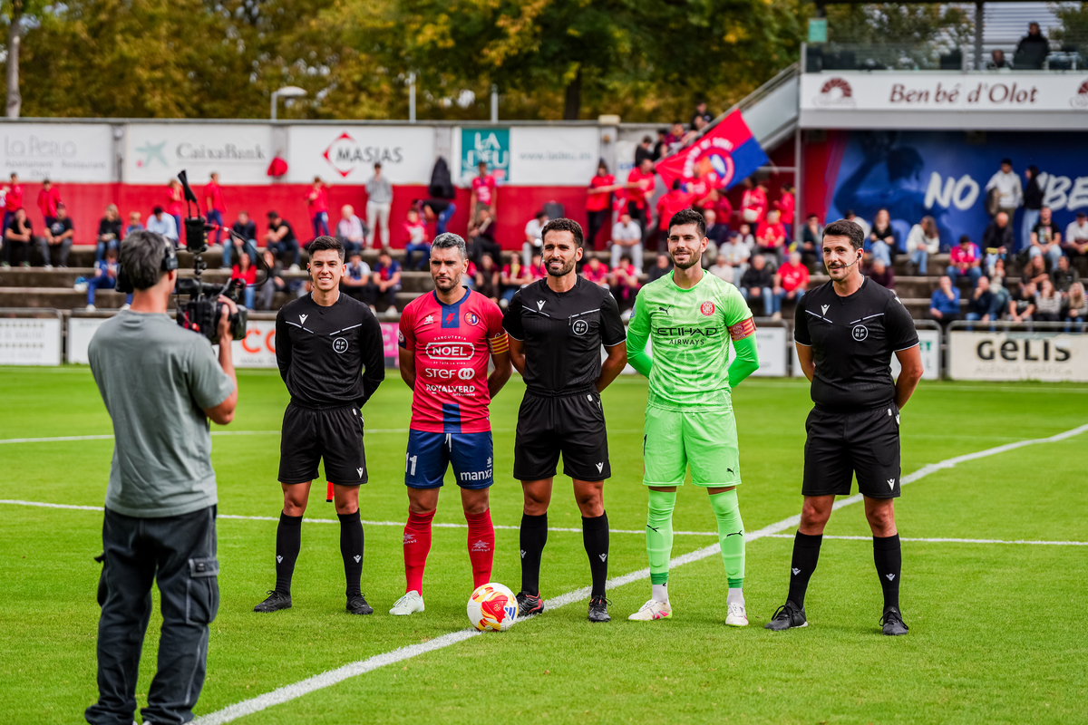 Derby between Girona B and Olot