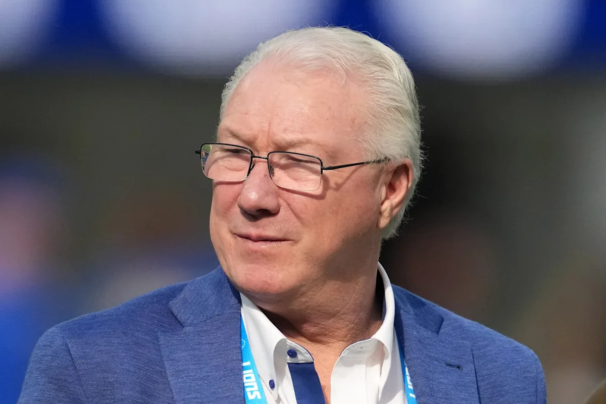 Detroit Lions president and CEO Rod Wood announces retirement