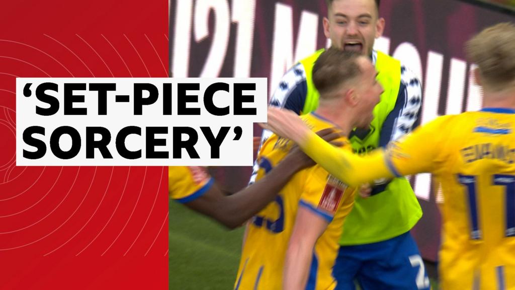 FA Cup: Mansfield’s Louis Reed scores fabulous free-kick to upset Burnley