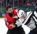 French hockey player who fought Tom Wilson suspended