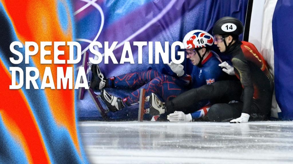 GB's Treacy penalised for collision in men's speed skating final