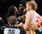 Hawks' Gueye, Wolves' Reid fined $35K for tussle
