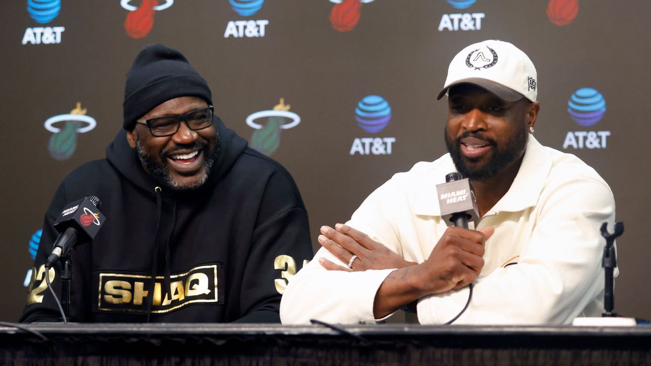 Heat celebrate ’06 title team, Shaq’s ‘favorite’