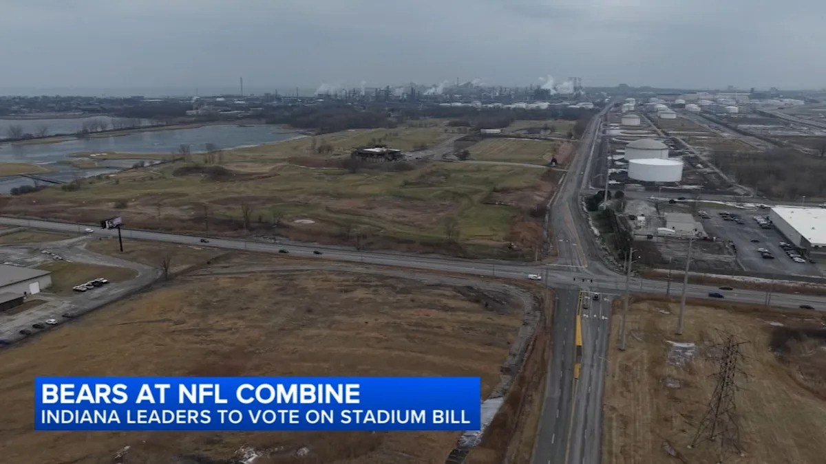 Ind. stadium bill takes another step forward with Bears leadership in Indianapolis for NFL Combine