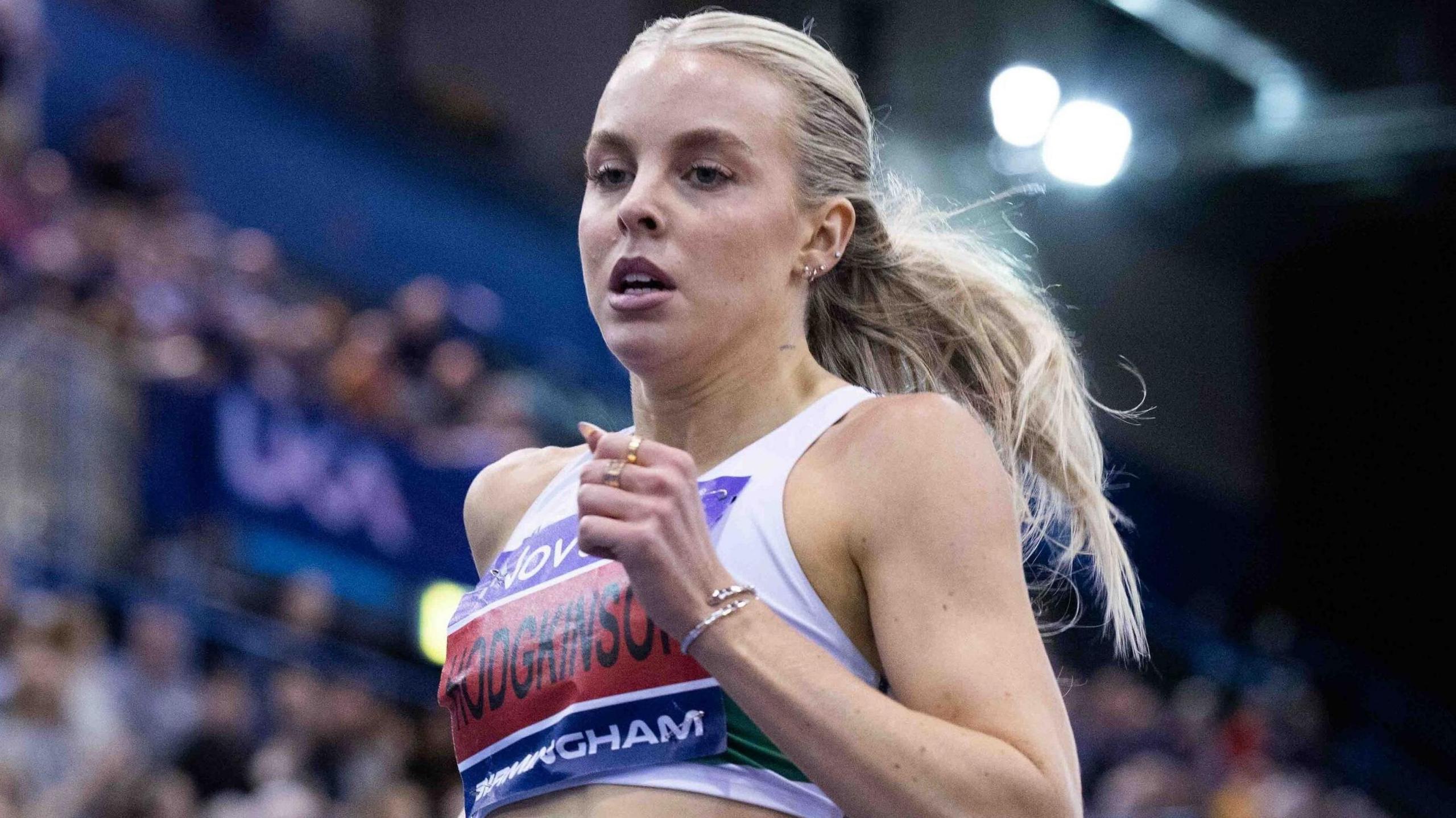 Keely Hodgkinson breaks long-standing indoor 800m world record