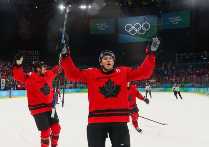 MacKinnon’s late goal sends Canada to Olympic gold-medal game