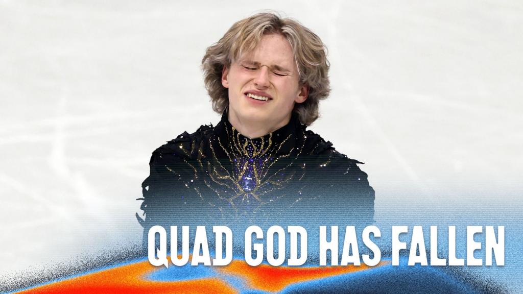 Malinin falls twice as Kazakhstan's Shaidorov takes gold medal