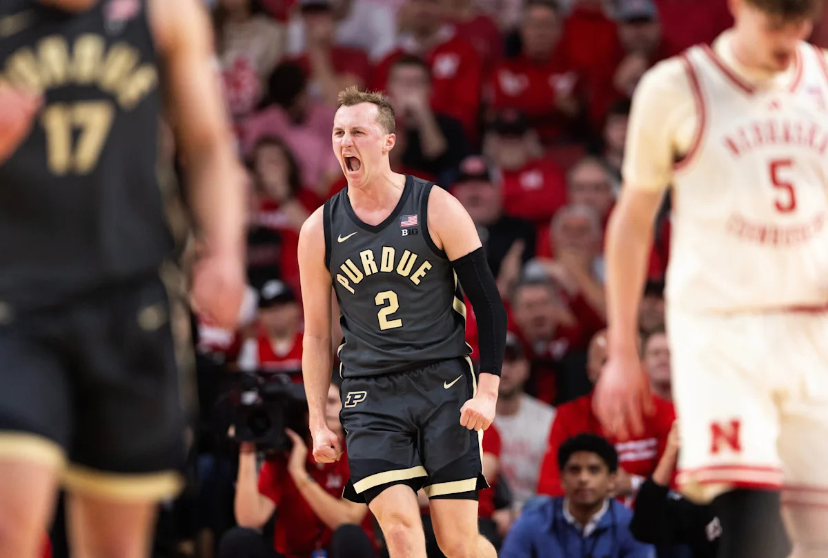 No. 13 Purdue escapes with an 80-77 OT win against No. 7 Nebraska after blowing a 22-point lead