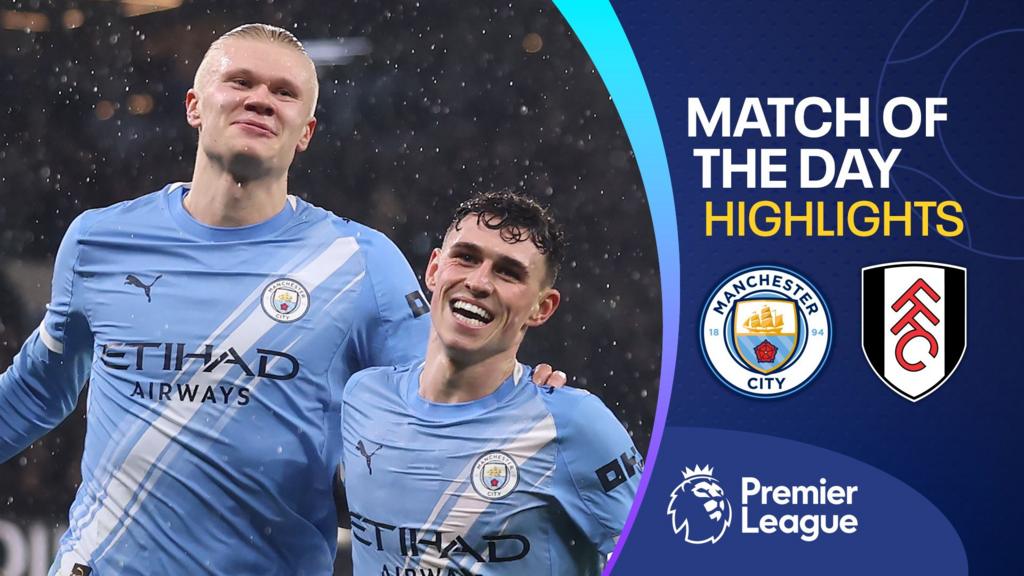 Premier League: Manchester City 3-0 Fulham - highlights