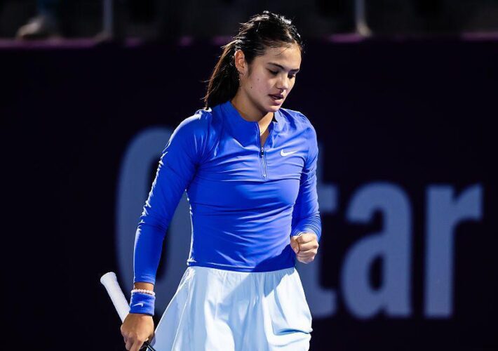 Qatar Open: Emma Raducanu retires in first round two days after Transylvania Open final defeat