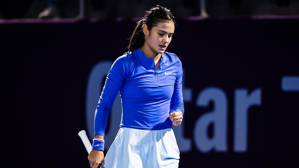 Qatar Open: Emma Raducanu retires in first round two days after Transylvania Open final defeat