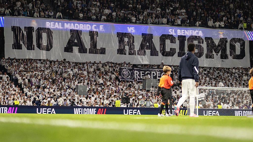 Real Madrid condemn fan who appeared to perform Nazi salute before Benfica tie
