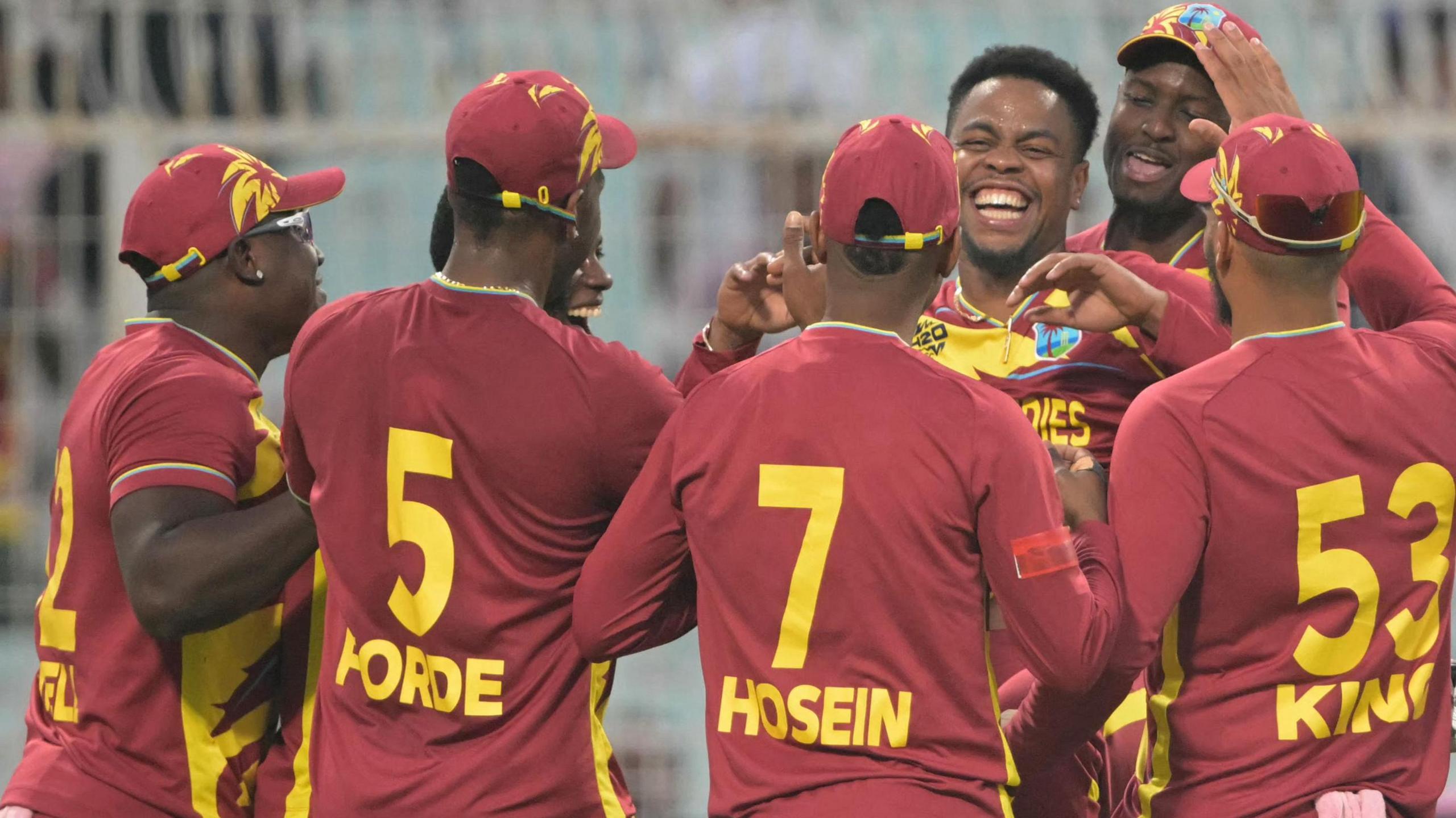 T20 World Cup: Shimron Hetmyer and Romario Shepherd guide West Indies to win against Scotland