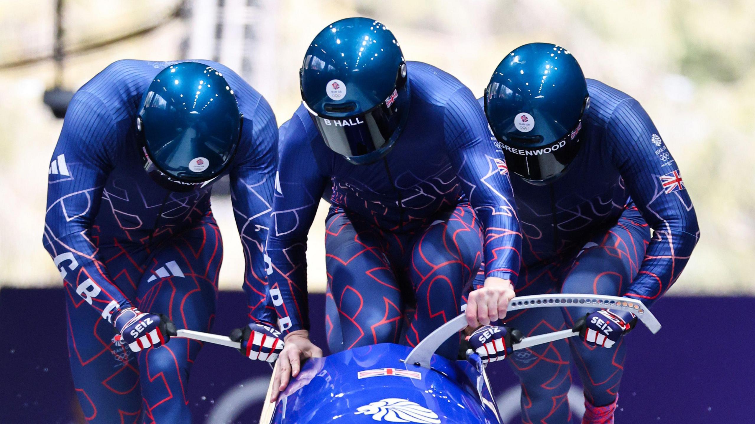 Team GB face uphill task for Olympic medal in four-man bobsleigh