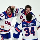 U.S. men’s hockey team visits White House, President Trump