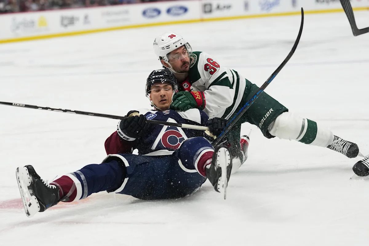 U.S. Olympian Matt Boldy has 2 goals and 2 assists in Wild’s 5-2 win over Avs