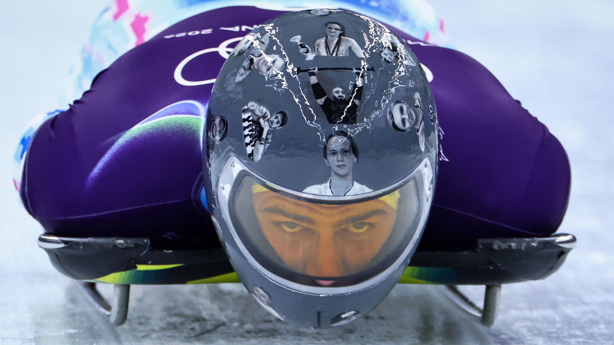 Vladyslav Heraskevych: Ukraine skeleton racer says IOC banned war victims helmet
