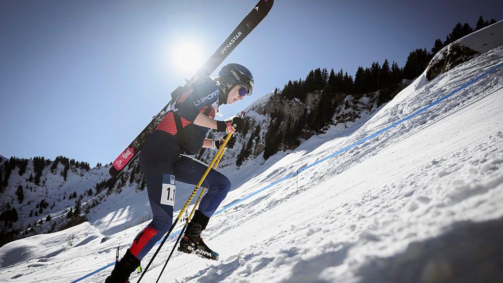 Winter Olympics 2026: France's Emily Harrop on ski mountaineering debut and Great Britain roots