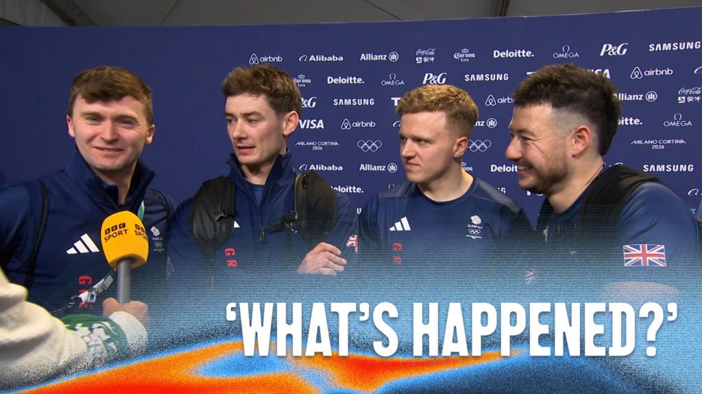 Winter Olympics 2026: GB's men's curling team post-match interview after semi-final win over Switzerland