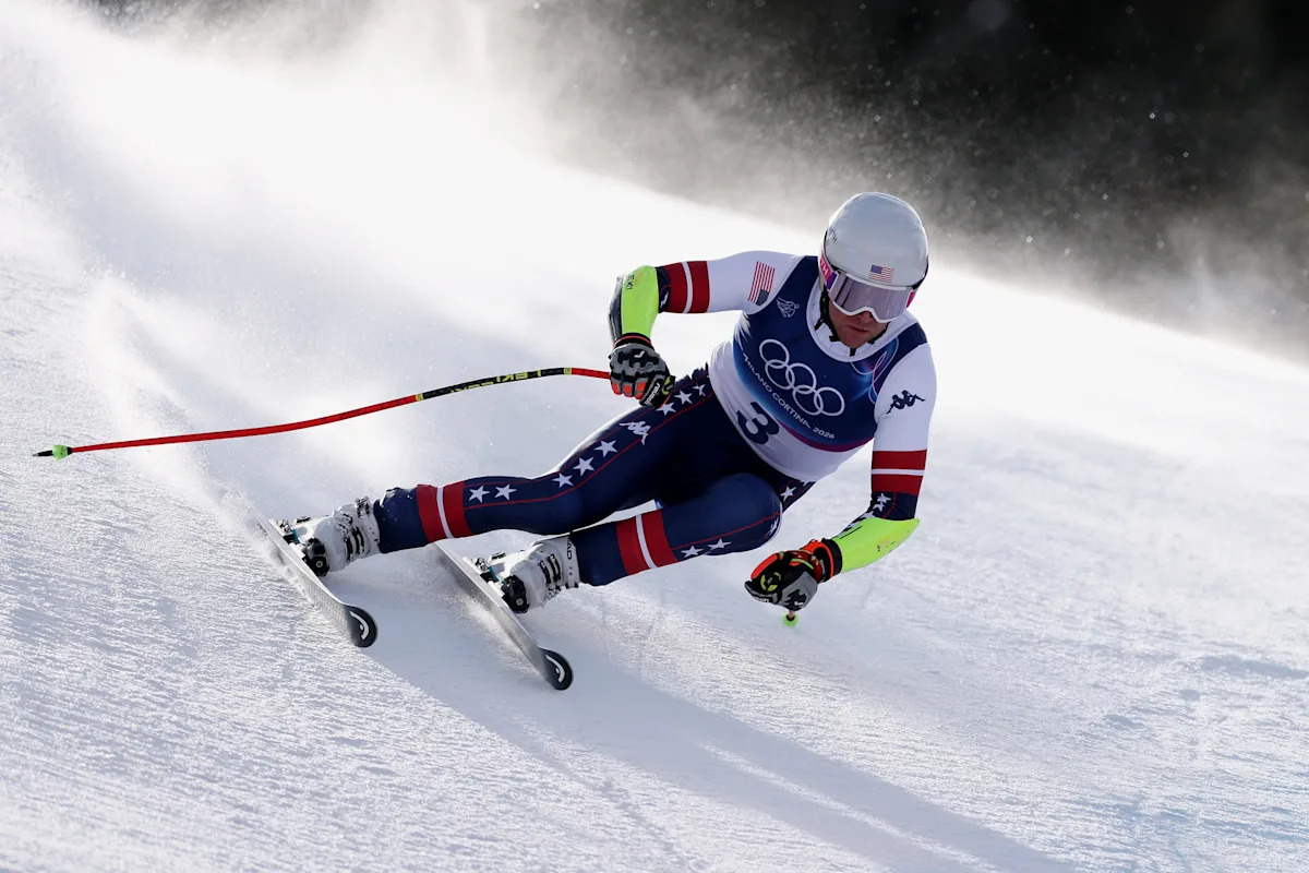 Winter Olympics 2026: Ryan Cochran-Siegle wins silver in super-G, finishing ahead of Swiss favorite Marco Odermatt