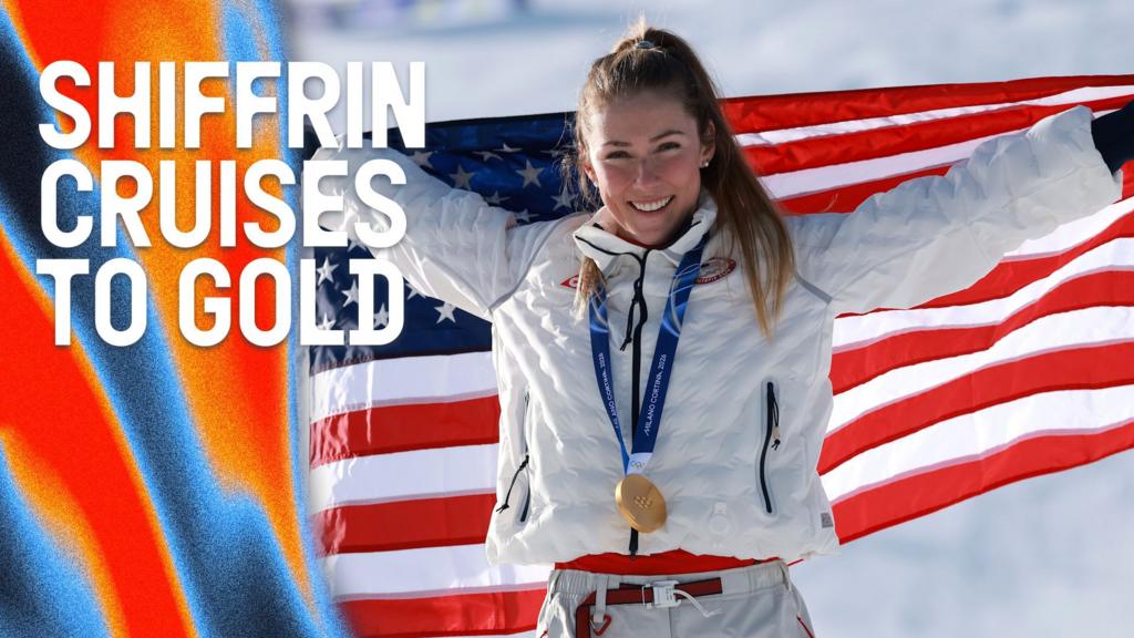 Winter Olympics 2026: USA's Mikaela Shiffrin wins third Olympic gold medal with women's slalom title